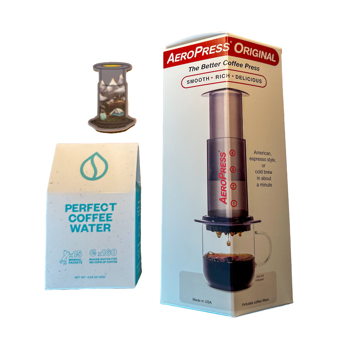 Aeropress + Perfect Coffee Water